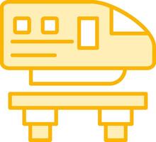 Monorail Vecto Icon vector