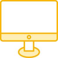 Moniter Screen Vecto Icon vector