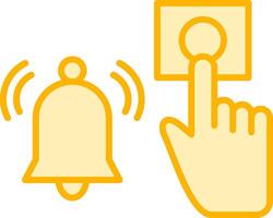 Emergency Alarm Button Vecto Icon vector