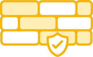 Firewall Vecto Icon vector