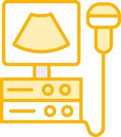 Ultrasound Machine Vecto Icon vector