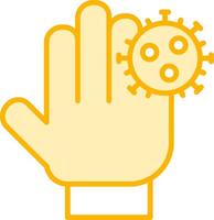 Dirty Hands Vecto Icon vector