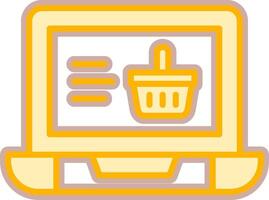 Online Shopping Vecto Icon vector