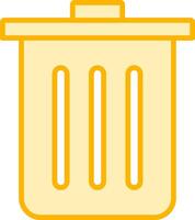 Dustbin Vecto Icon vector