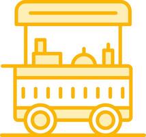 Food Cart Vecto Icon vector