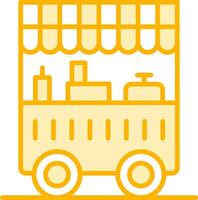 Food Cart Vecto Icon vector