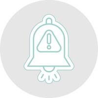 Interruption Line Sticker Multicolor Icon vector