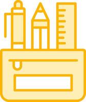 Pencil Case Vecto Icon vector