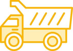 Dumper Truck Vecto Icon vector