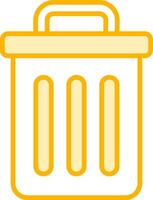 Trash Bin Vecto Icon vector