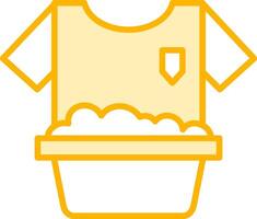 Washing Clothes Vecto Icon vector