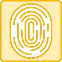 Fingerprint Vecto Icon vector