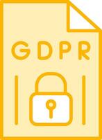 GDPR Vecto Icon vector