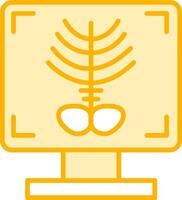 X-ray Bone Vecto Icon vector