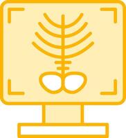 X-ray Bone Vecto Icon vector