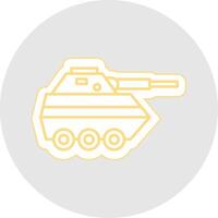 Infantry Van Line Sticker Multicolor Icon vector