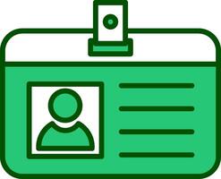 Identification Card Vecto Icon vector
