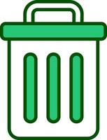 Trash Bin Vecto Icon vector