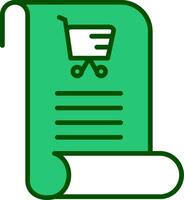 compras lista vecto icono vector