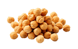 AI generated Chickpeas on White Transparent Background png
