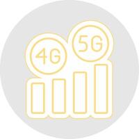 High Speed Line Sticker Multicolor Icon vector