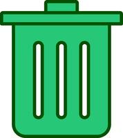 Dustbin Vecto Icon vector