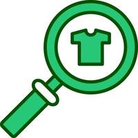 Cloth Search Vecto Icon vector