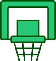 Basketball Hoop Vecto Icon vector