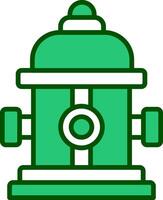Fire Hydrant Vecto Icon vector