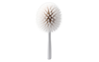 AI generated Toilet Brush on White Transparent Background png