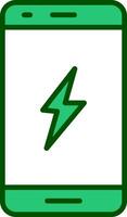 Recharge Mobile Vecto Icon vector