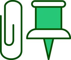 Paper Clip Vecto Icon vector