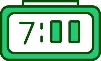 Digital Clock Vecto Icon vector