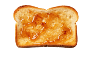 ai generiert Toast knackig Einsichten auf transparent Hintergrund png