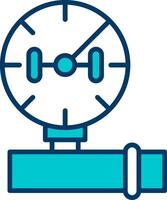 Pressure Gauge Vecto Icon vector