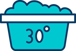 Wash Cold Vecto Icon vector