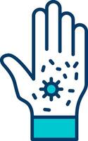 Dirty Hand Vecto Icon vector