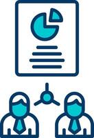 Work Distribution Vecto Icon vector