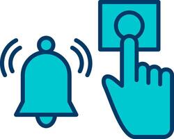 Emergency Alarm Button Vecto Icon vector