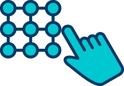 acceso código vecto icono vector