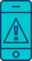 Mobile Alert Vecto Icon vector