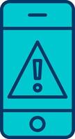 Mobile Alert Vecto Icon vector