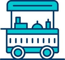 Food Cart Vecto Icon vector