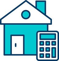 House Cost Calculator Vecto Icon vector