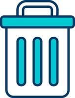 Trash Bin Vecto Icon vector