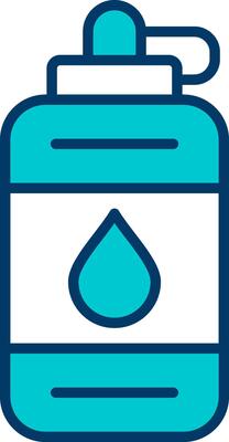 Water Bottle Vecto Icon