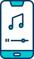 Mobile Music Player Vecto Icon vector