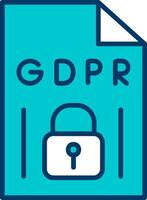 GDPR Vecto Icon vector
