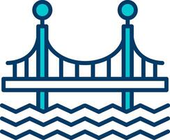 puente vecto icono vector