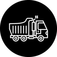 Dumper Truck Vecto Icon vector